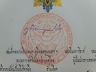 Bhumibol Adulyadej King Of Thailand Signed Royal Document Thai Royalty Autograph