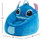 Disney Stitch Compressed Foam Bean Bag Chair For Kids  Blue Trending Gift Kids