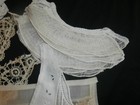 Lot Of 21 Pcs  Vintage Antique Lace Collars Cuffs Trims 4 Repurposing Crafts