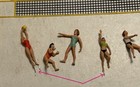Ho Scale Beach Volleyball Figures By Preiser  ts Dc-8-7899 