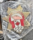 Nos 2010 Olympig Pins  Vancouver Canada Olympic Games Security Pin - Gold Tone