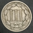 1889 3 Cent Nickel - Key Date - Au                      Free Shipping     c-048 