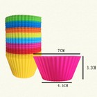 12pcs Silicone Cup Cake Pan Mold Muffin Cup Cake Form To Bake Latest-kitchen