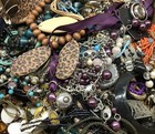 2  Pounds Of Mixed Bulk Costume Jewelry Lot - Fashion  Modern  Vintage