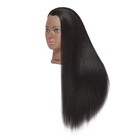 Hairginkgo Mannequin Head 26 -28  Super Long Synthetic Yaki Fiber Hair Maniki   