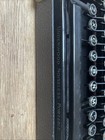 Underwood 1939 Portable Typewriter Embossed Black  Noiseless  With Case  