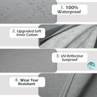 16 Layers Car Cover Waterproof All Weather  Heavy Duty Outdoor Car Cover Univers