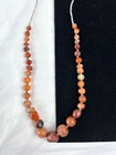 Ancient Bactrian Banded Agate And Carnelian Beads