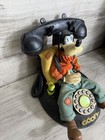 Vtg Goofy Telephone Telemania Disney Animated Corded Sleeping For Parts Untested