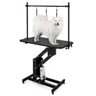 43 3  Hydraulic Pet Dog Grooming Table Max Load 350lbs W adjustable Overhead Arm
