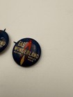 Vintage 1939 New York World   s Fair Gas Wonderland Buttons Set Of 2 Pinbacks 1   
