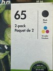 Hp  65 2pack Combo Ink Cartridges Black And Color Hp65 New Genuine Expired