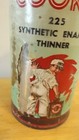 Vintage Cook s Paint Synthetic Enamel Thinner Can W  Paper Label  empty 