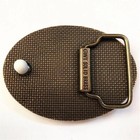 Dragon   Jade Solid Brass Shiny Vintage Antique Belt Buckle Western Cowboy