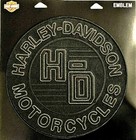 Harley Davidson   3-d Effect Forged Circle Vest Patch Emblem Large 8  Em324304