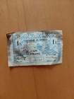 Nouvelle Caledonie New Caledonia Un Franc Note  World War Ii 1943 Currency