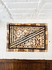 Vintage Fijian Tapa Cloth Masi Barkcloth Tribal Geometric Design 17   