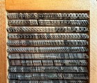 Letterpress Type - 18 Pt  Lydian Cursive  american Type Founders  Hard Metal
