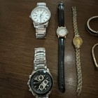 Lot Of 9 Men   s And Women   s Watches Vintage And Modern 