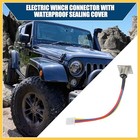 Outer winch Socket Connector Assembly With Rubber Cover Dust Cover Replacement