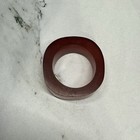 8 Chunky  Bakelite Napkin Rings Fall Harvest Colors Green Yellow Orange Red