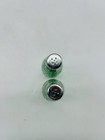 Vintage Coca-cola Mini Bottle Green Glass Salt And Pepper Shakers New 4 25    Tall