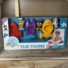 Rare Wb Toy Baby Looney Tunes Baby Tweety Bugs Taz Daffy  Runabout Tub Toy Set  
