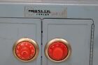 Vintage Mosler Jr Bank Safe  Vault W  Combination Lock Metal Double Door