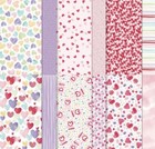 Stampin Up Sweet Talk Designer Series Paper Candy Hearts - 1 2 Pk  24  6x6 Shts