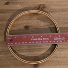 Vintage Duchess Felt Cushion Wood Embroidery Hoop Lined 6  Round Felt Flaws Used