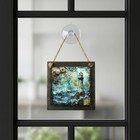 Wood Hanging Sign Nautical Lighthouse Ocean Waves Decor 4 8 Inch Small Wall Art