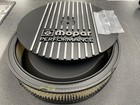 Nos Mopar Performance Raised Logo 13  Black Air Cleaner Kit - Die-cast Aluminum