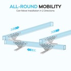 Hoist Trolley 6 2 Wheel Unistrut Rollers For Strut Channel Silent Systems