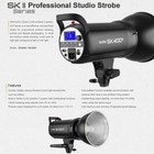 Us 1200w 3x Godox 400w Sk400ii Studio Strobe Flash Light   Softbox Kit F Wedding