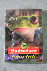 Vintage 1996 Anheuser Busch Beer Budweiser Frog Playing Cards Made In Usa