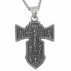 Archangel St Saint Michael Angel Necklace Pendant Stainless Steel Catholic Jesus