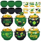 St  Patrick s Day Crafts For Kids - 24 Packs Pot Of Gold Craft Kits - Green