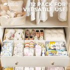 Cotton Linen Closet Organizer   Baby Clothes Dividers For Neat Storage