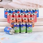 100 Pcs Dollhouse Miniature 1 6 Scale Cola Can Sprite Soda Can Drink Bottles