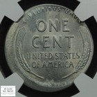Struck 10  Off Center Mint Error 1943 Steel Lincoln Wheat Cent 1c Ngc Ms Unc Det