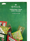 Vintage   Hallmark Christmas Train Card Holder made In Usa 36  Long nos Sealed