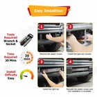 Straight 20  Led Light Bar Bumper Mount Bracket Fits Ford F150 2018-2019 2020