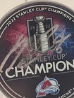 Mikko Rantanen 2023 Champions Autographed Signed Official Hockey Puck - Fanatics