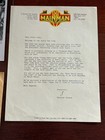 David Bowie Mainman Letter Head  Envelope   The Year Of The Diamond Dogs Photo