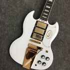 Guitar Store White 6-string Electric Guitar Rosewood Fingerboard Gold Hardware