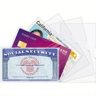 10 Pcs social Security Card Holder - Pvc  Waterproof  Durable  Portable