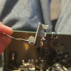 Singer Sewing Machine Feet   Attachments Lot W  Green Singer Box