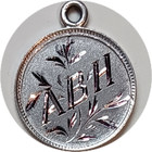 Enameled Love Token Coin Lot Initials 1843 1884 Liberty Seated Dimes  Canada 10c