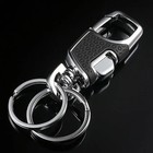 Red And Black Heavy Duty Key Chain With Quick Release Key Ring