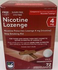   Compared To Nicorette  Nicotine Lozenges 4mg Cinnamon Flavor 72ct Exp 01 26